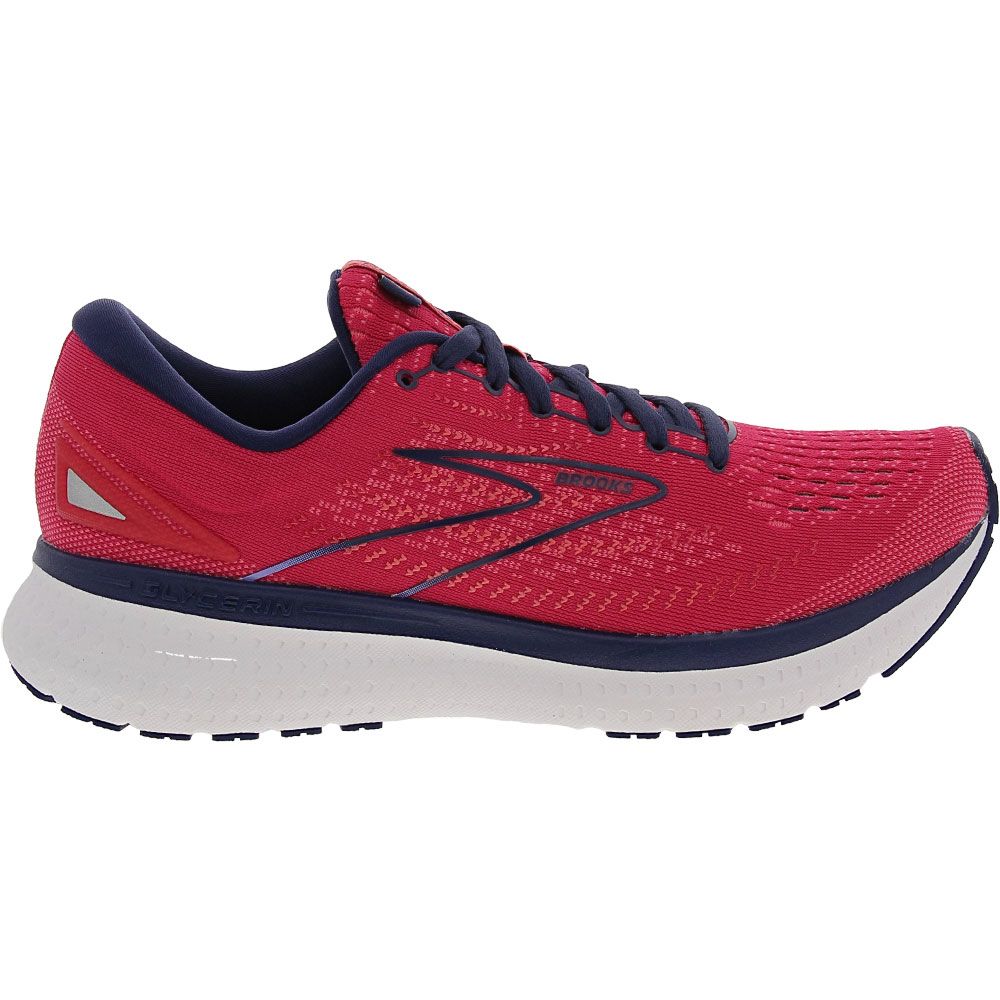 Brooks Glycerin 19 Running Shoes - Womens Barberry Side View