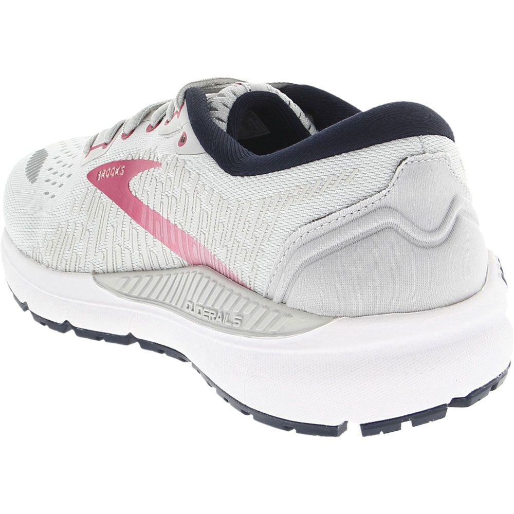 Brooks Addiction GTS 15 Running Shoes - Womens Oyster Peacoat Lilac Rose Back View