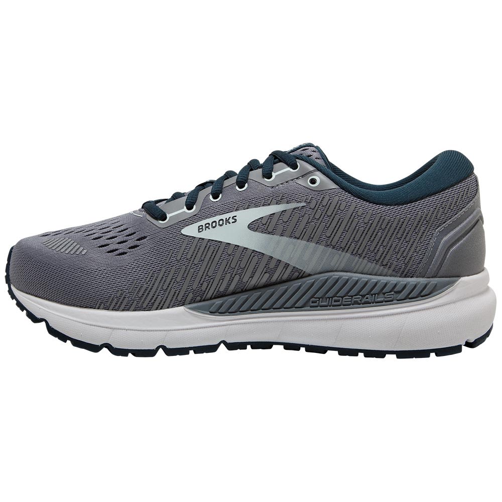 Brooks Addiction GTS 15 Running Shoes - Womens Grey Navy Aqua Back View