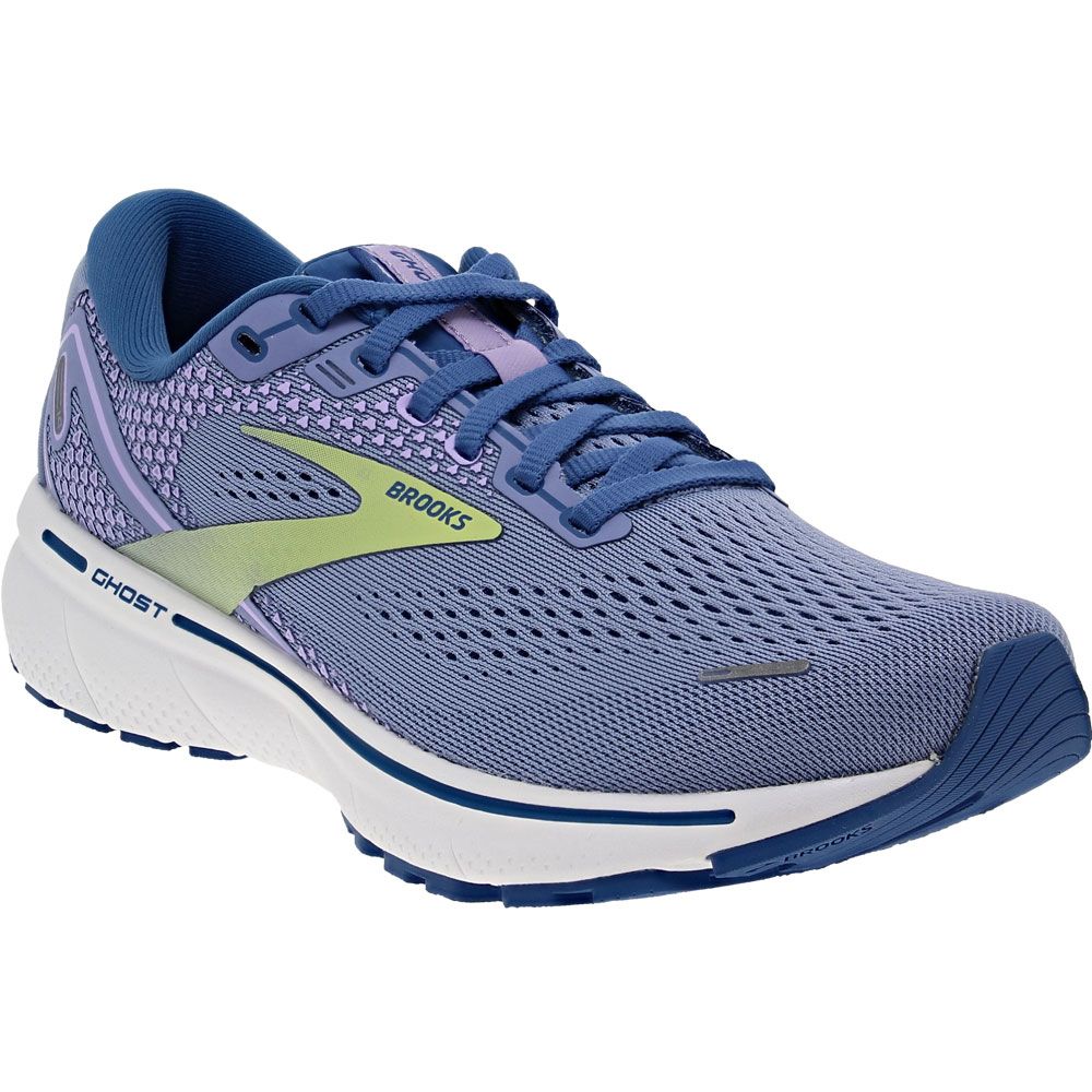 Brooks Ghost 14 Running Shoes - Womens Purple Dutch Lime