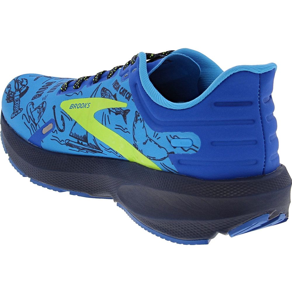 Brooks Launch 9 Running Shoes - Womens Boston Blue Back View