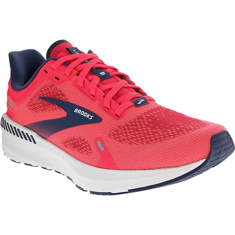 Brooks Launch GTS 9 Running Shoes - Womens Pink Fuschia Cobalt
