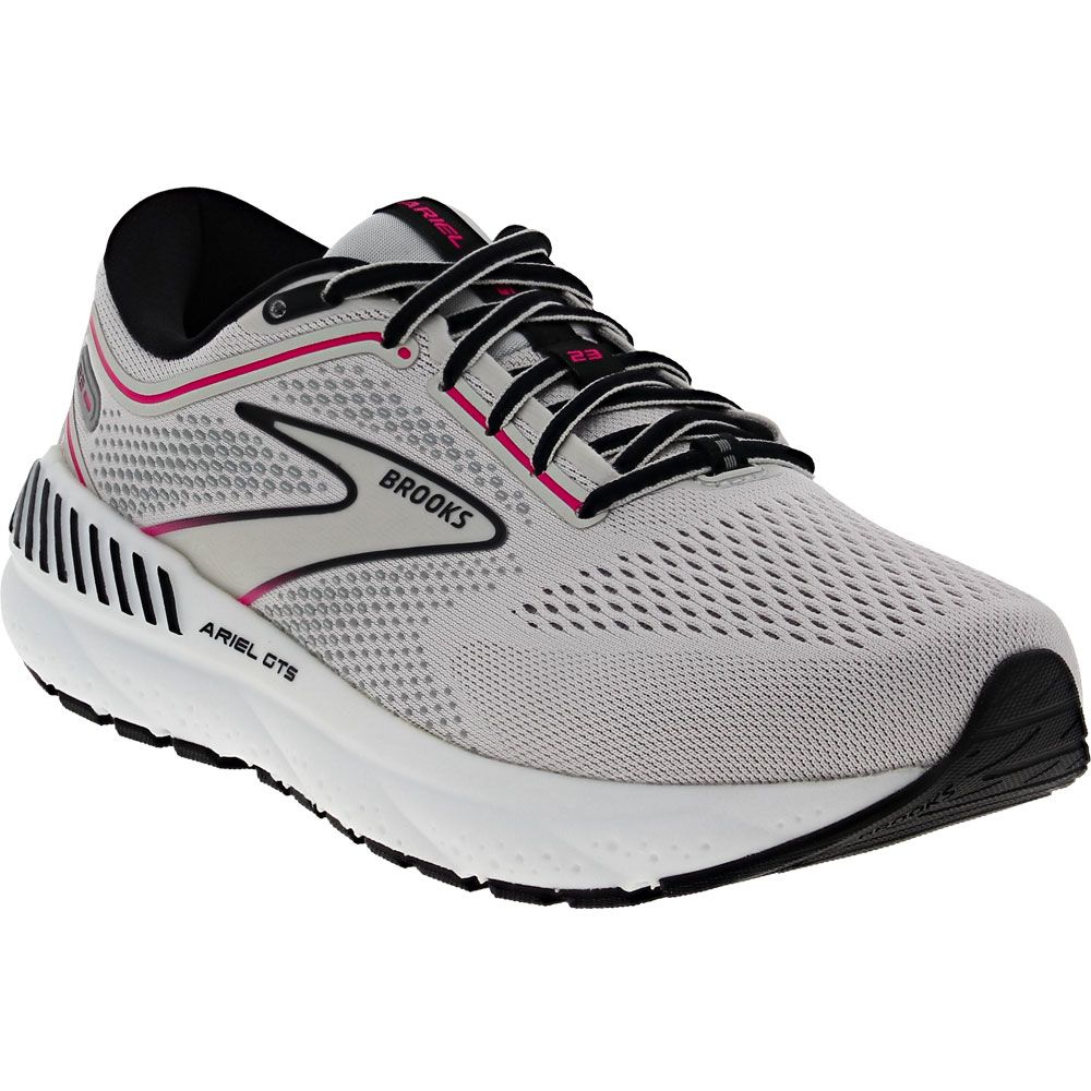 Brooks Ariel 23 Running Shoes - Womens Grey Black Pink