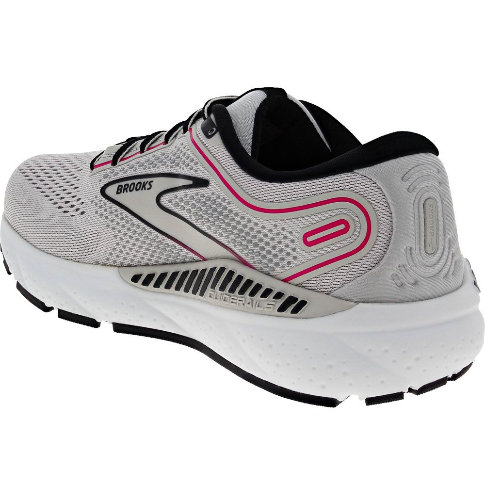 Brooks Ariel 23 Running Shoes - Womens Grey Black Pink Back View