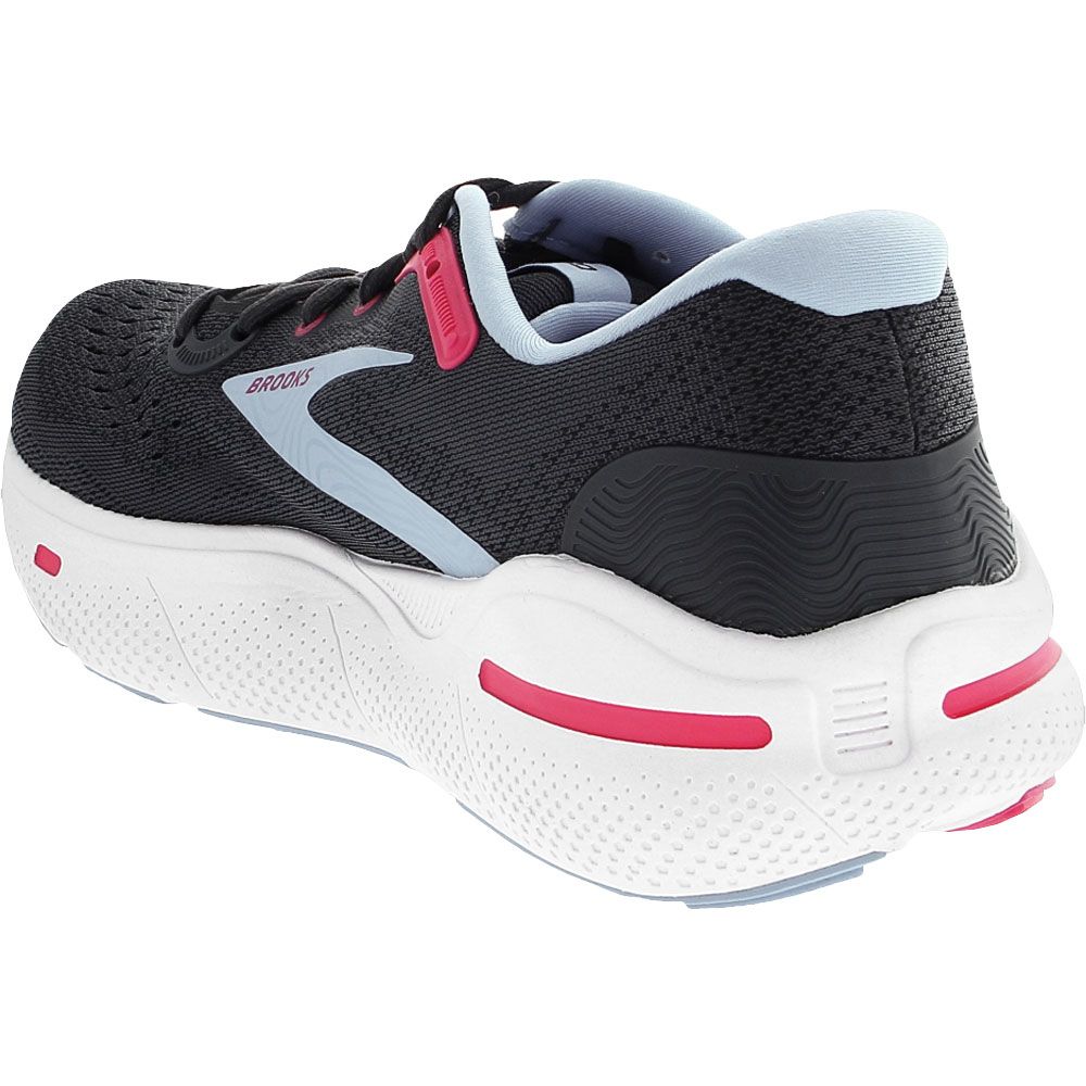 Brooks Ghost Max Running Shoes - Womens Ebony Open Air Lilac Back View