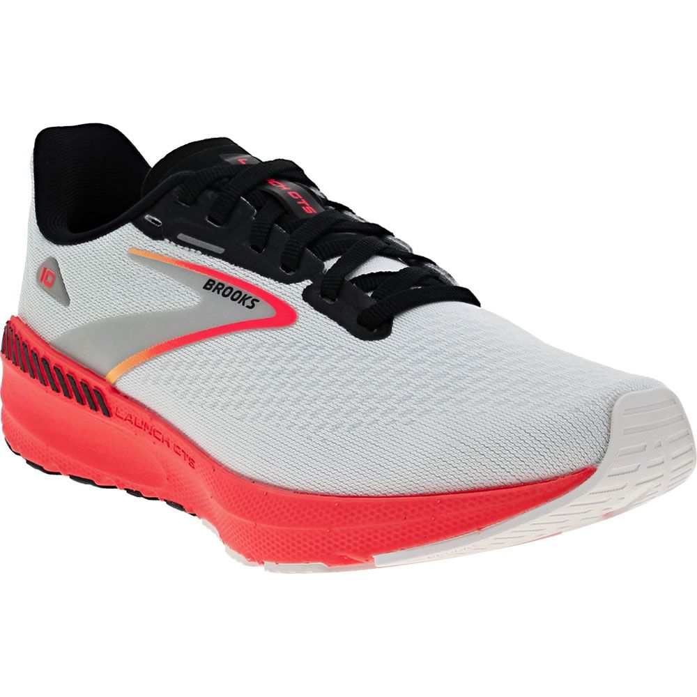 Brooks Launch GTS 10 Running Shoes - Womens Grey Black Coral