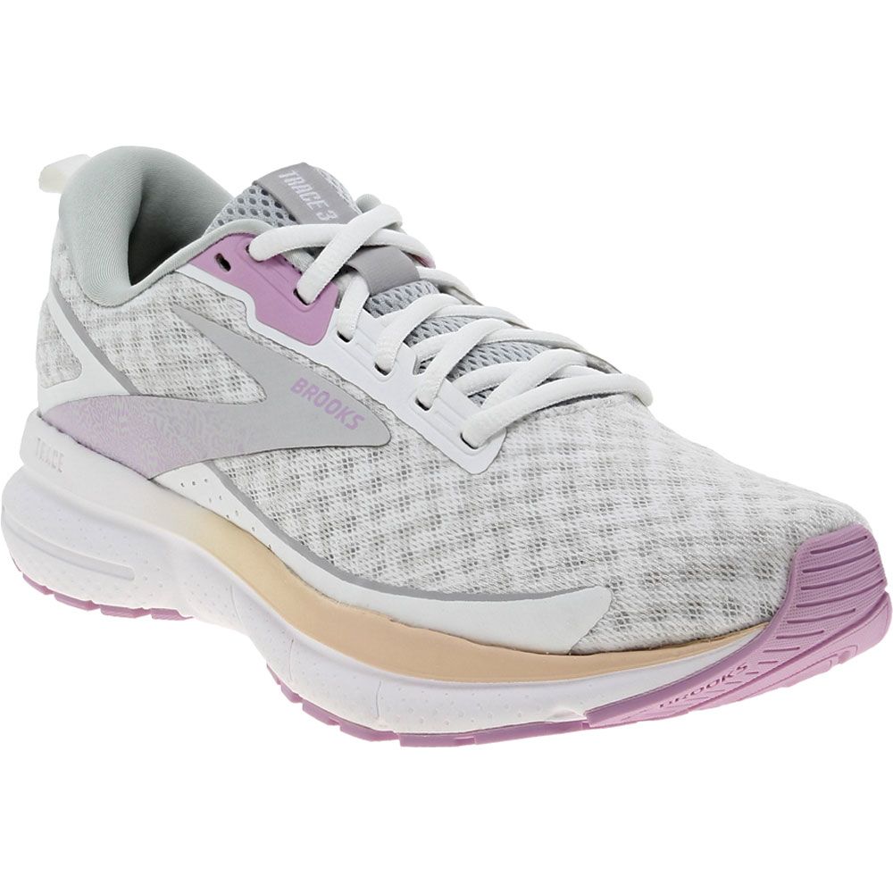 Brooks Trace 3 Running Shoes - Womens White Orchid