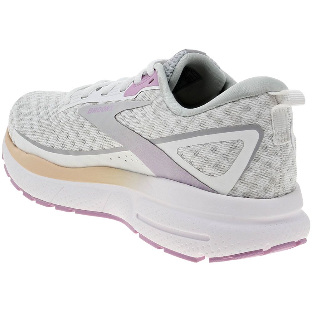 Brooks Trace 3 Running Shoes - Womens White Orchid Back View