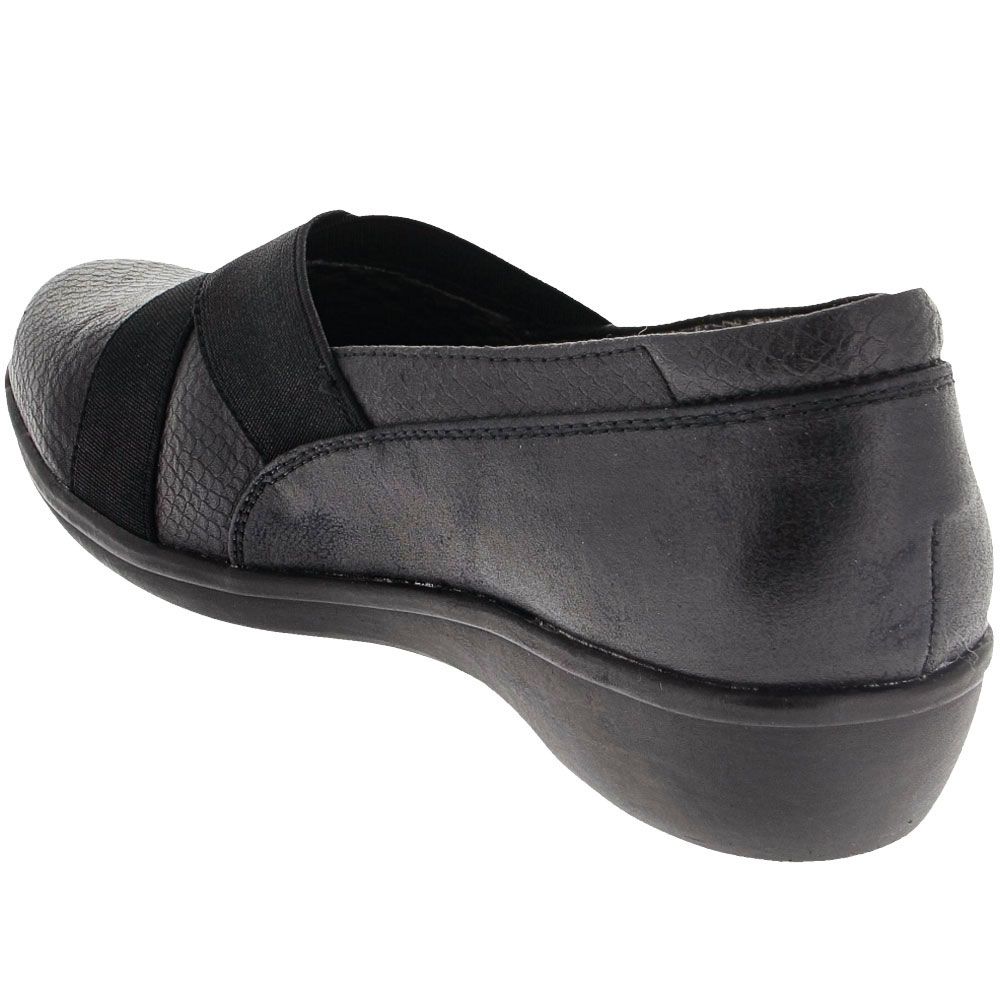 BareTraps Darlinda Slip on Casual Shoes - Womens Black Back View