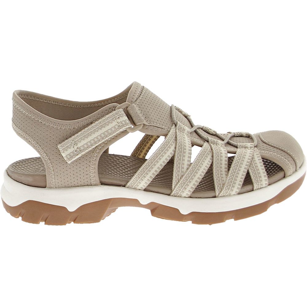 BareTraps Lana Womens Closed Toe Sandals Taupe Side View