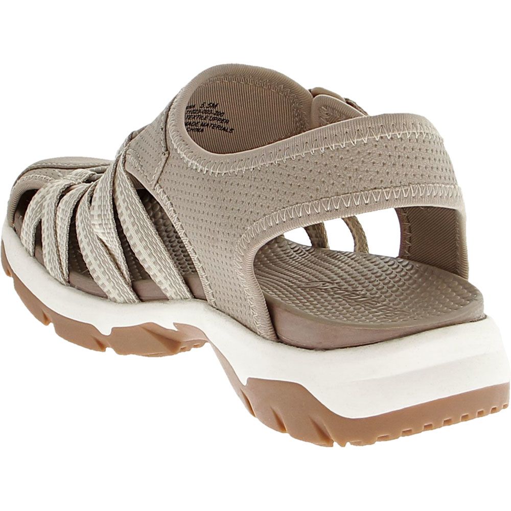 BareTraps Lana Womens Closed Toe Sandals Taupe Back View