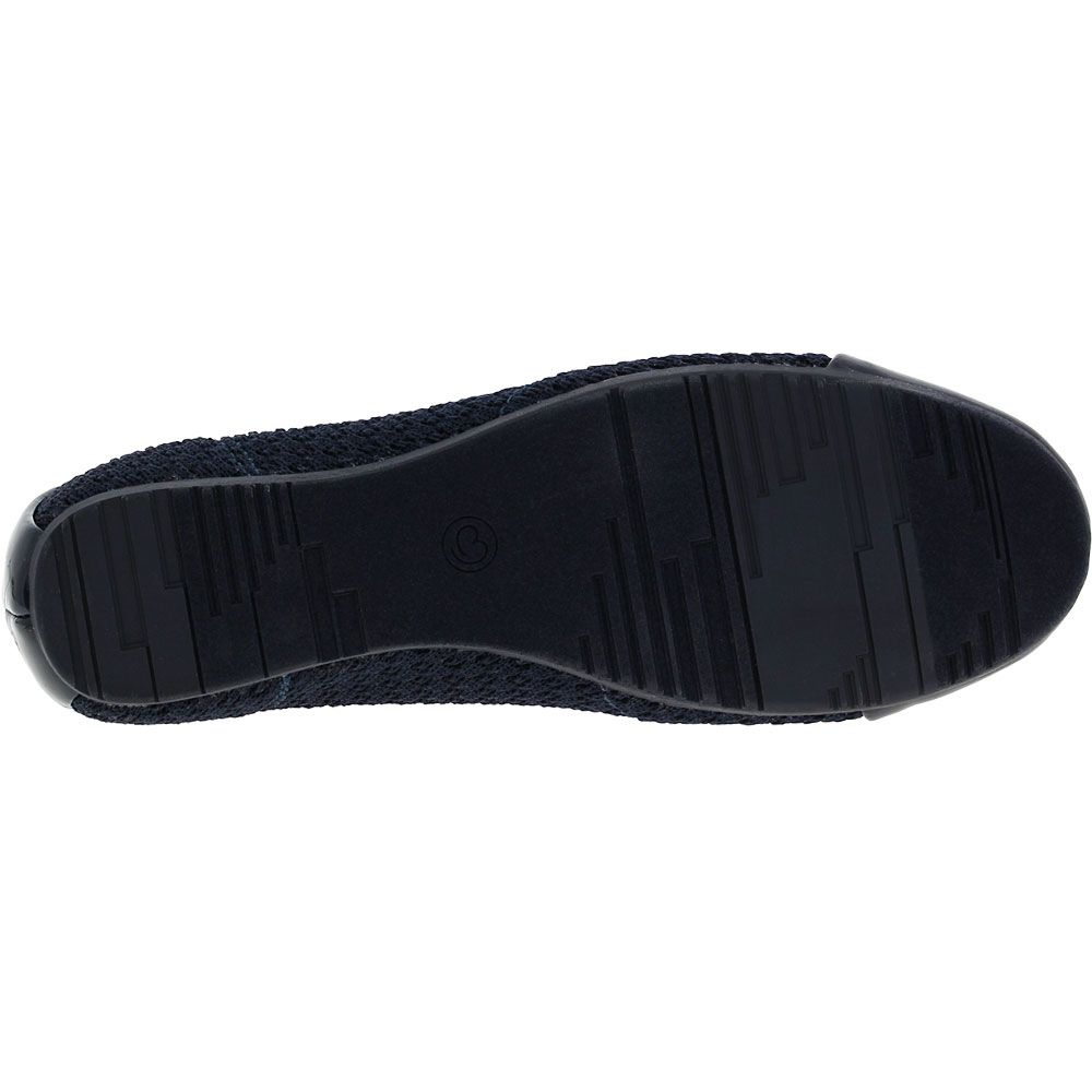 BareTraps Mia Slip on Casual Shoes - Womens Navy Sole View
