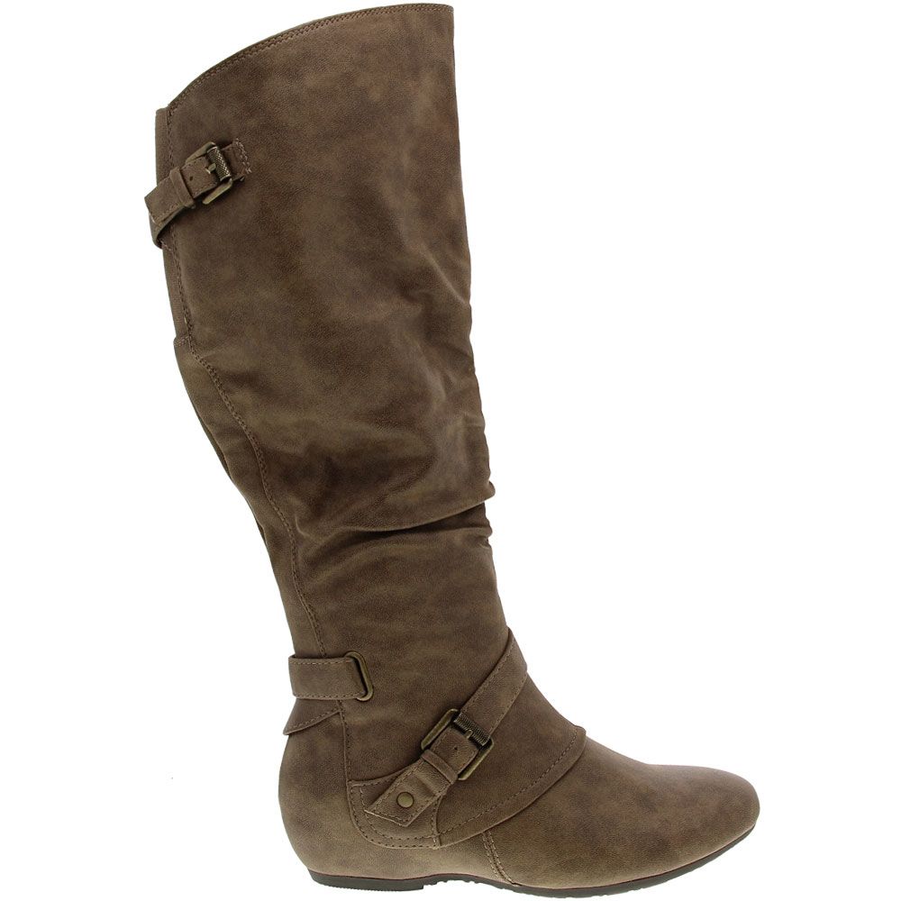 BareTraps Patricia Tall Dress Boots - Womens Taupe Side View