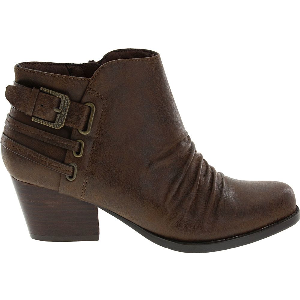 BareTraps Reid Ankle Boots - Womens Brown Side View