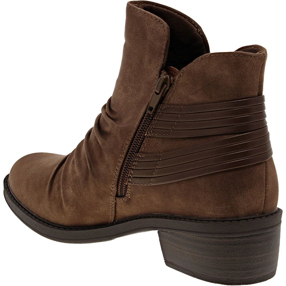 BareTraps Sazzie Ankle Boots - Womens Taupe Back View