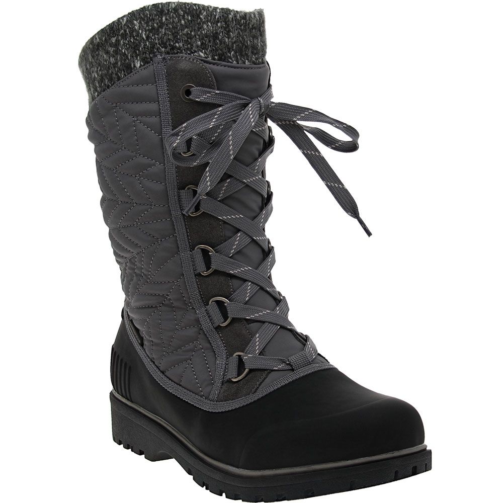 BareTraps Stark Winter Boots - Womens Dark Grey Black