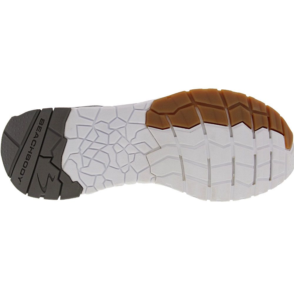 Beachbody Glaze Scorpion Training Shoes - Mens White Storm Grey Gum Sole View