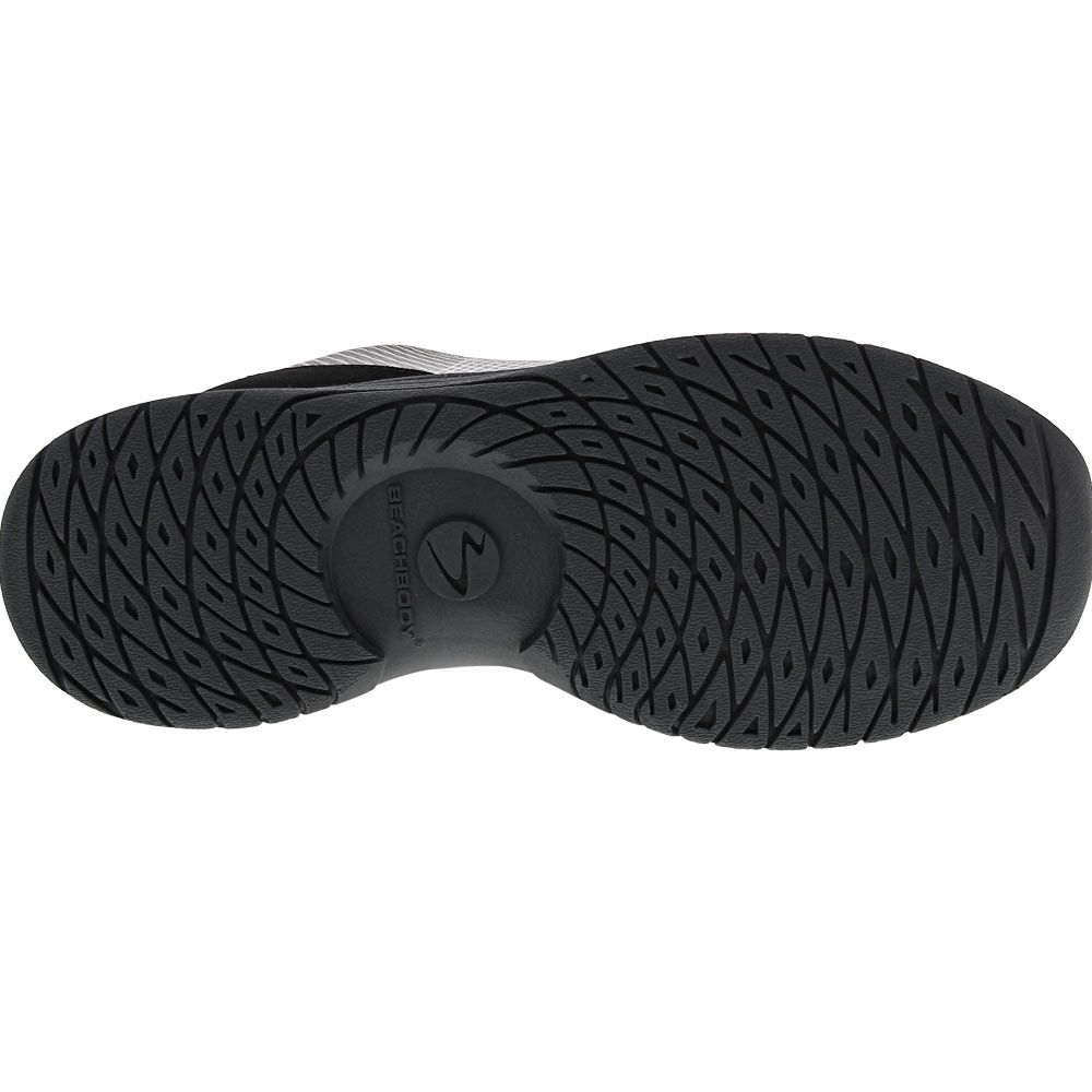 Beachbody Solar Thrust Training Shoes - Womens Black White Sole View