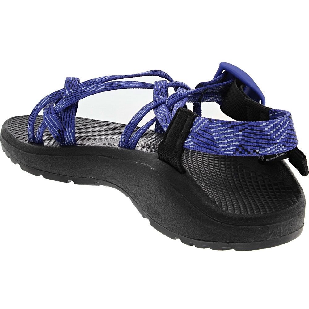 Chaco Z Cloud X2 Womens Outdoor Sandals Overhaul Blue White Back View