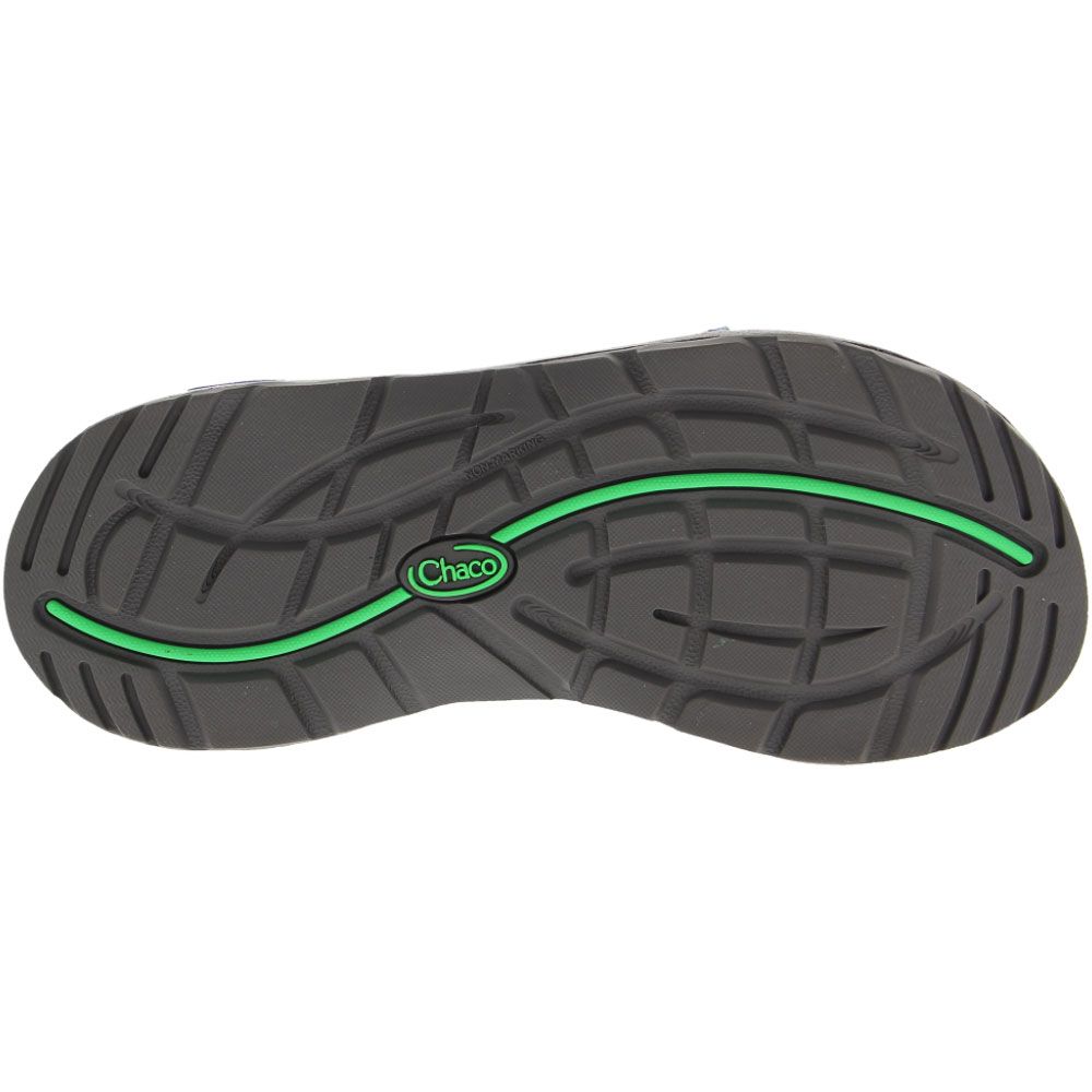 Chaco Z/1 Womens Classic Sandals Green Sole View