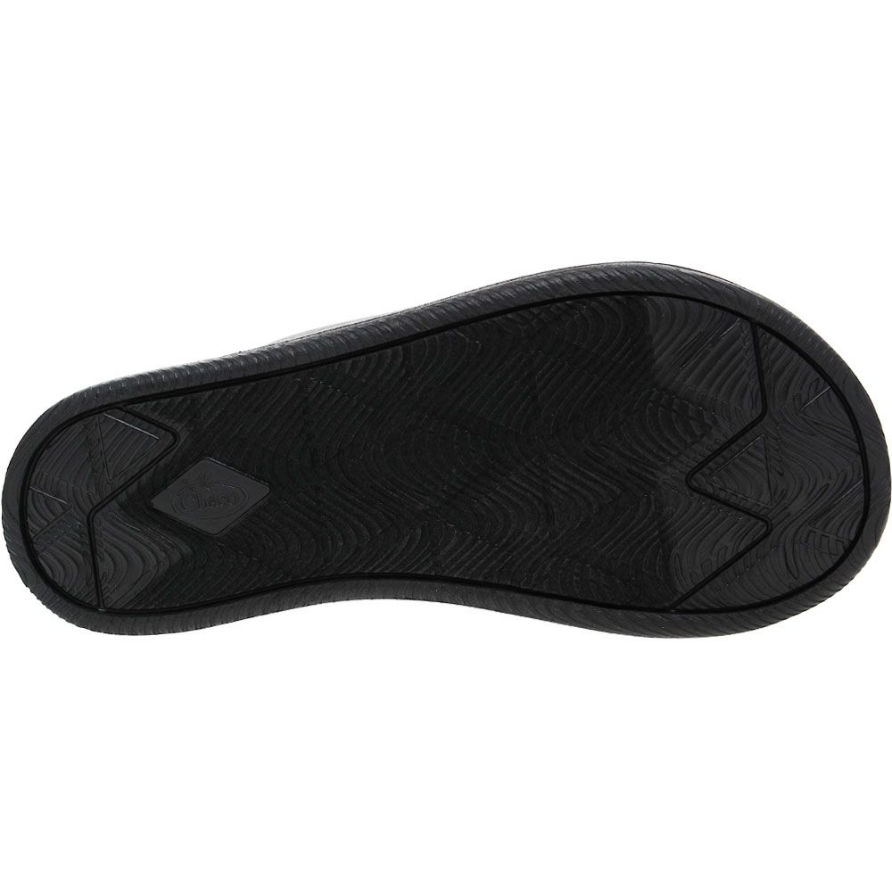 Chaco Chillos Slide Sandals - Mens Black Sole View