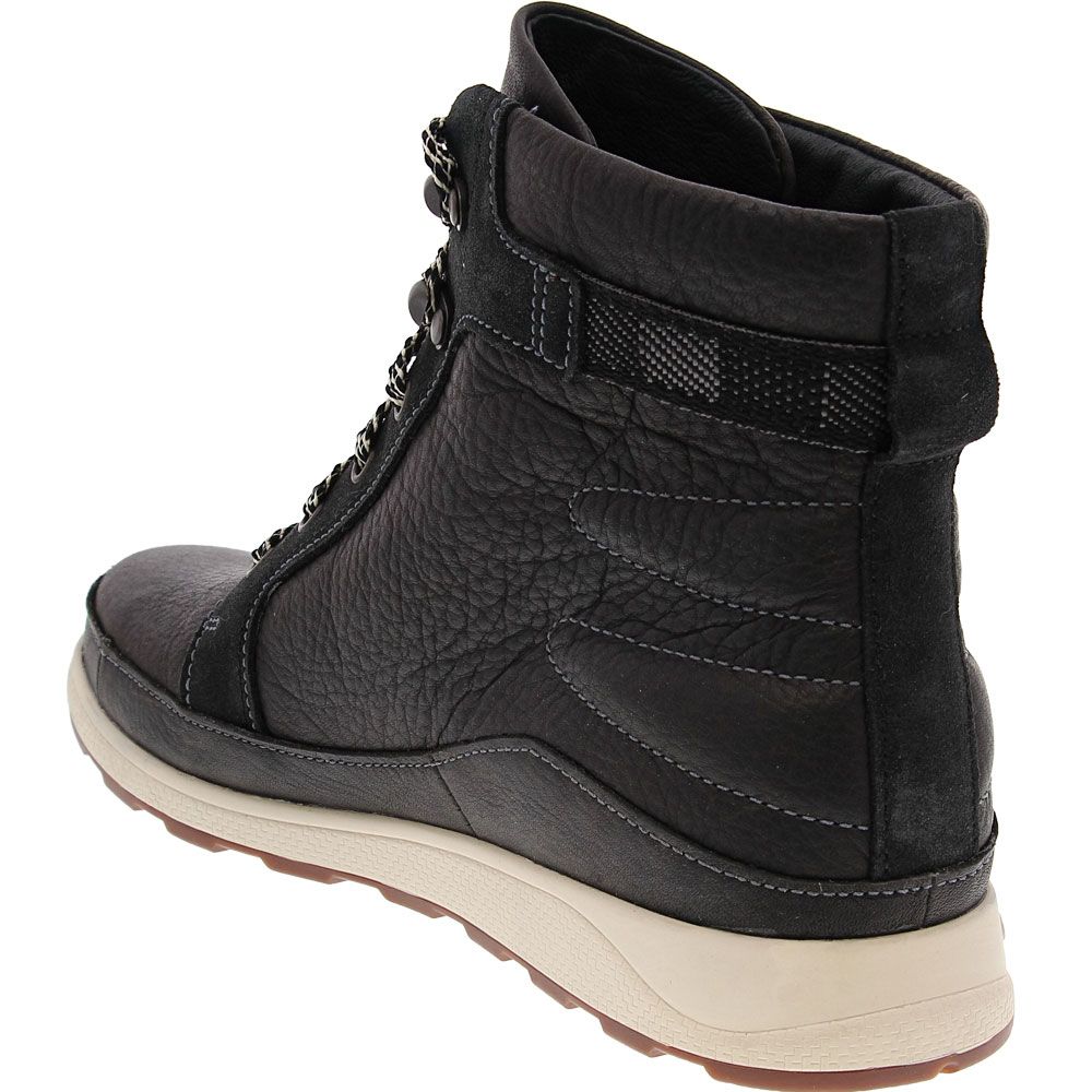 Chaco Sierra Waterproof Casual Boots - Womens Black Back View