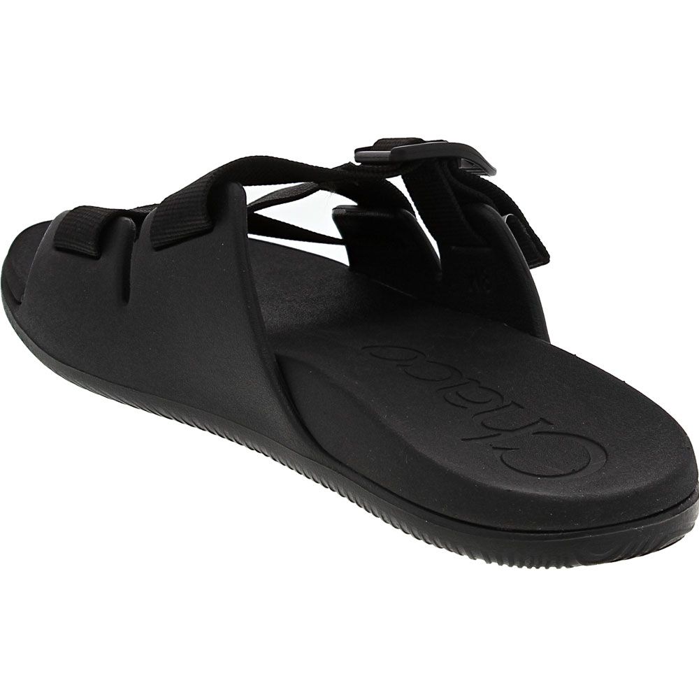 Chaco Chillos Slide Water Sandals - Womens Black Back View