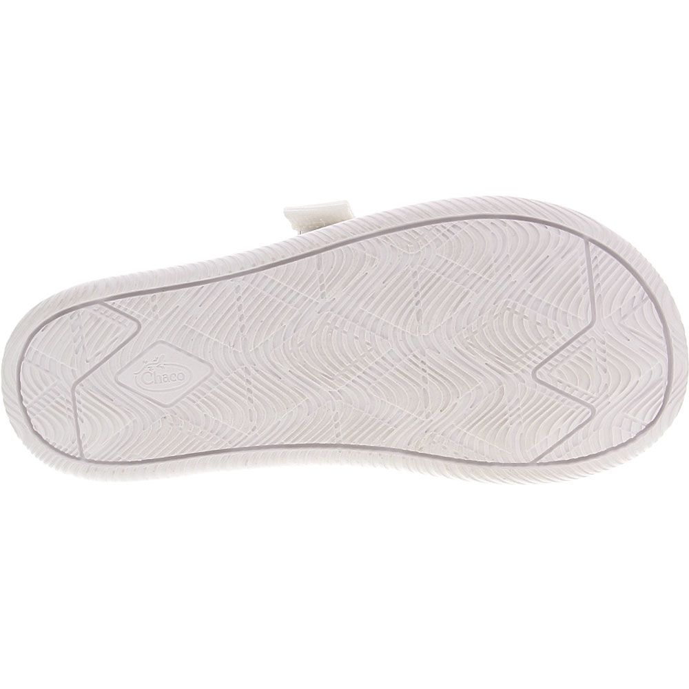 Chaco Chillos Slide Water Sandals - Womens White Sole View