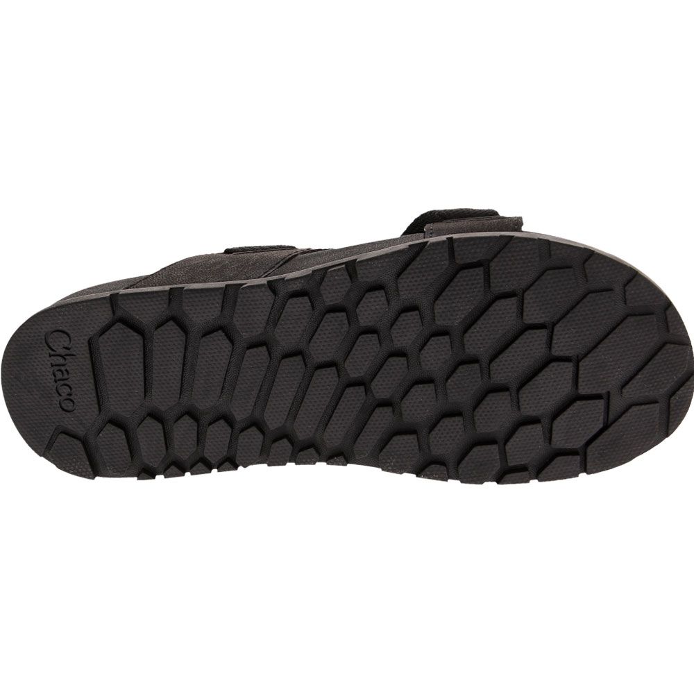 Chaco Lowdown Outdoor Sandals - Womens Black Sole View