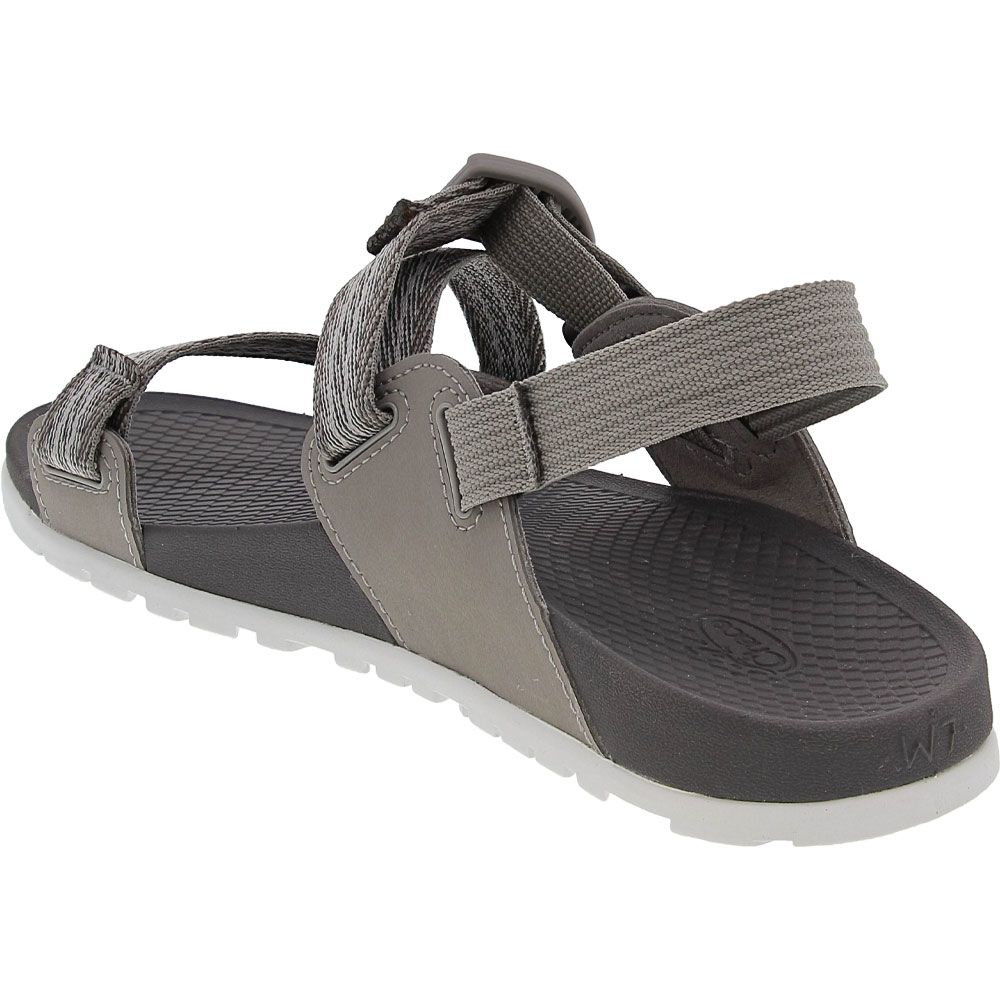 Chaco Lowdown Outdoor Sandals - Womens Pully Gray Back View