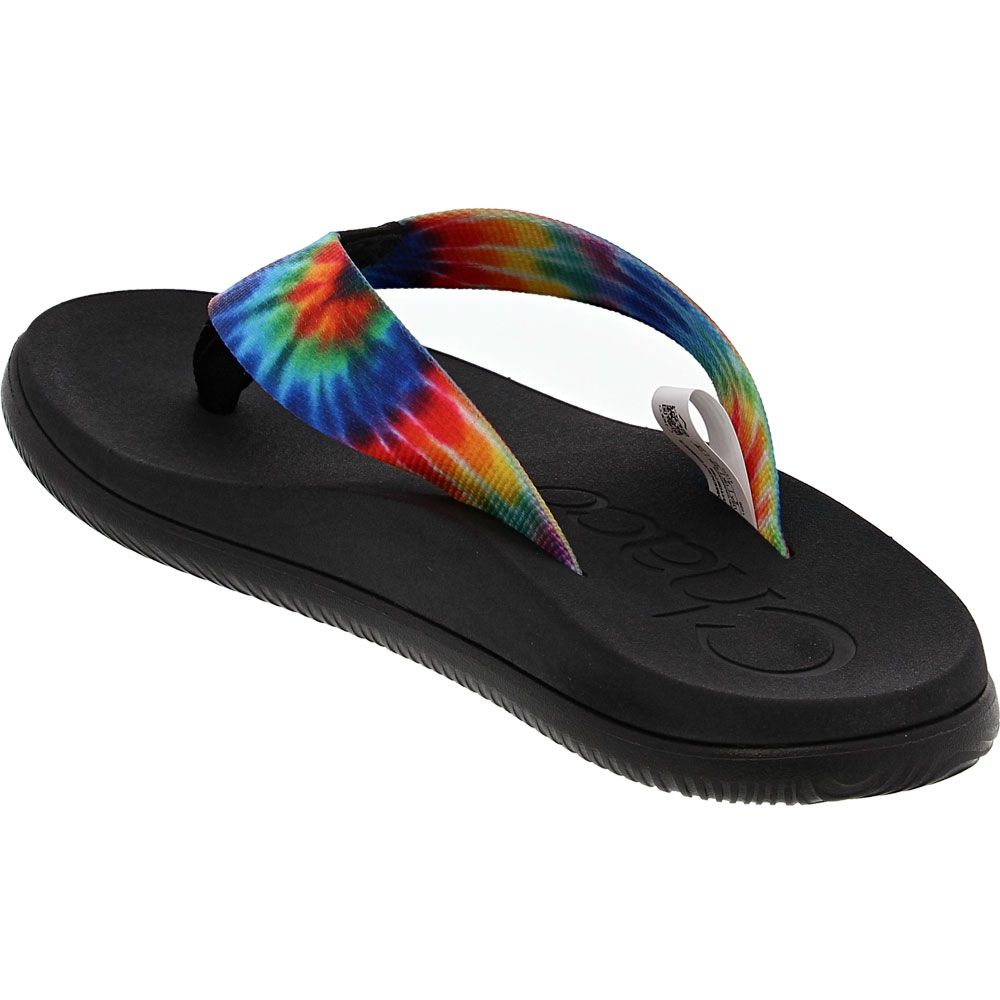 Chaco Chillos Flip Outdoor Sandals - Womens Dark Tie Dye Back View