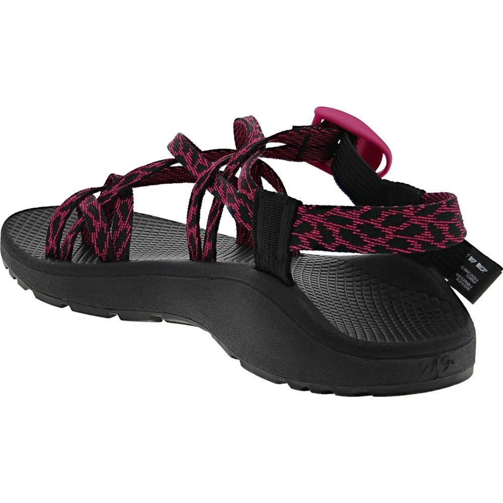 Chaco Z Cloud X2 Outdoor Sandals - Womens Foliole Magenta Back View
