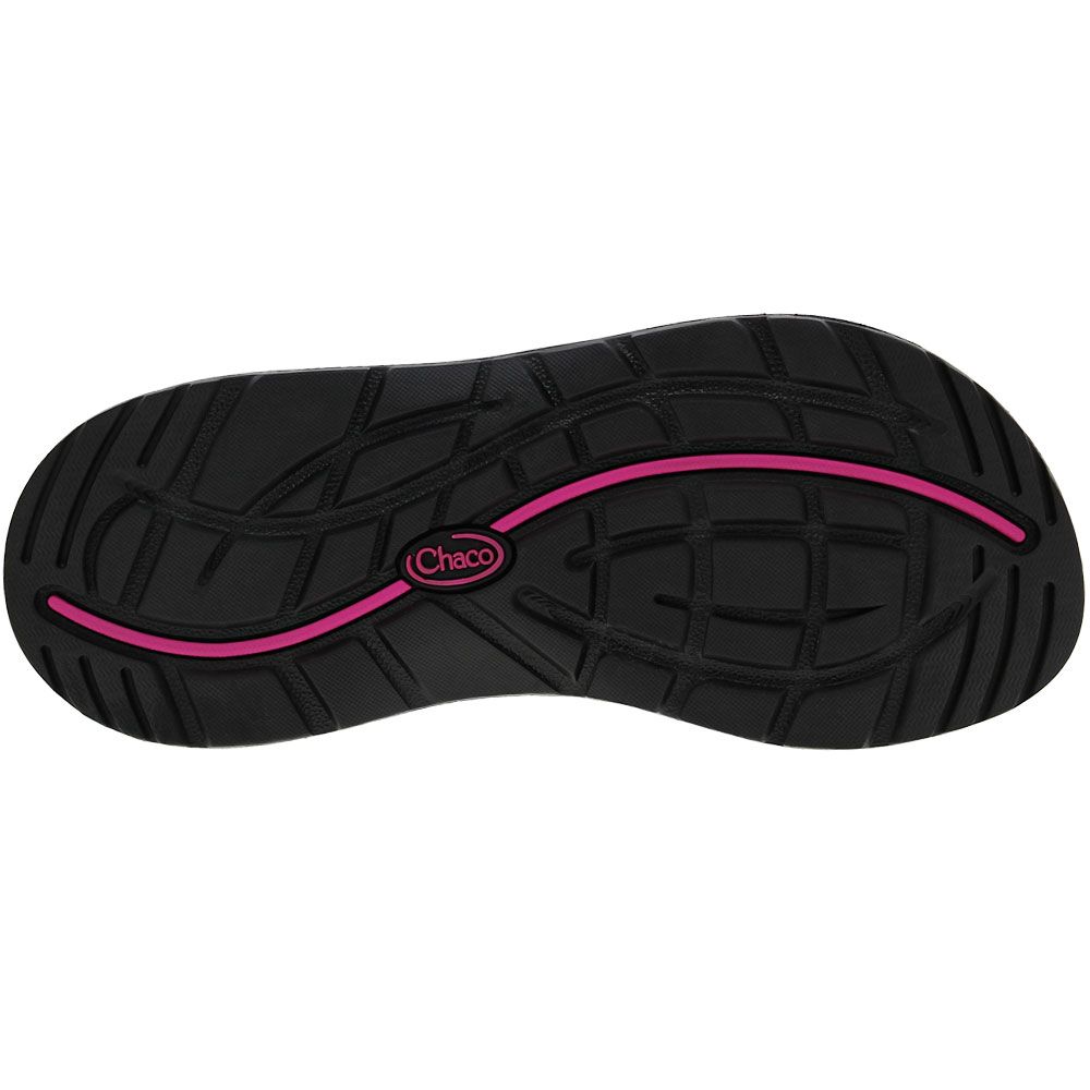Chaco Z Cloud X2 Outdoor Sandals - Womens Foliole Magenta Sole View