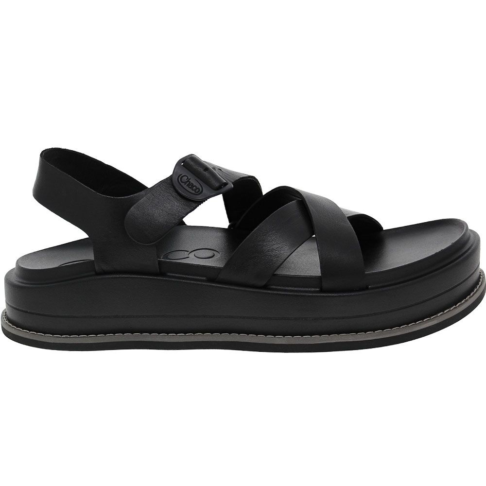 Chaco Townes Midform Sandals - Womens Black