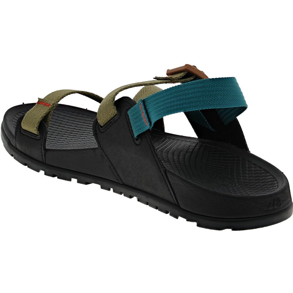 Chaco Lowdown Sandal Outdoor Sandals - Womens Avocado Teal Back View