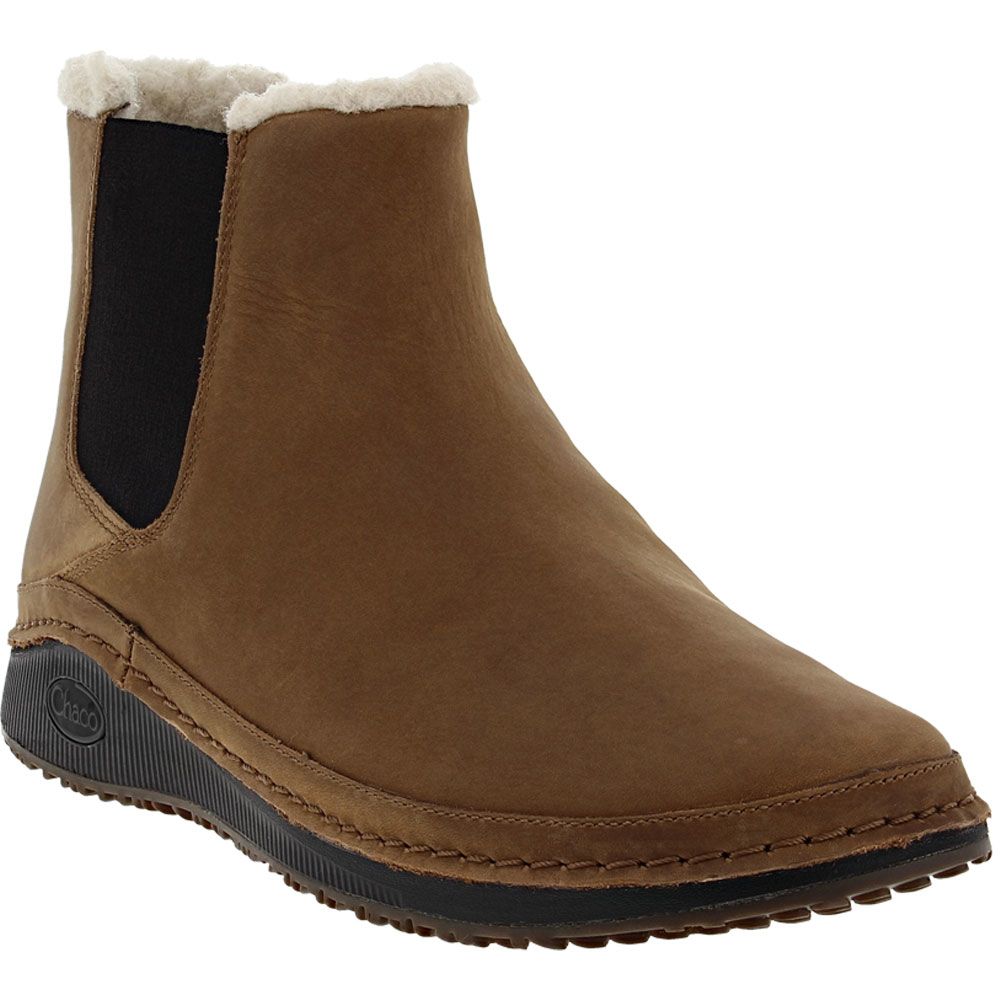 Chaco Paonia Chelsea Fluff Casual Boots - Womens Tan