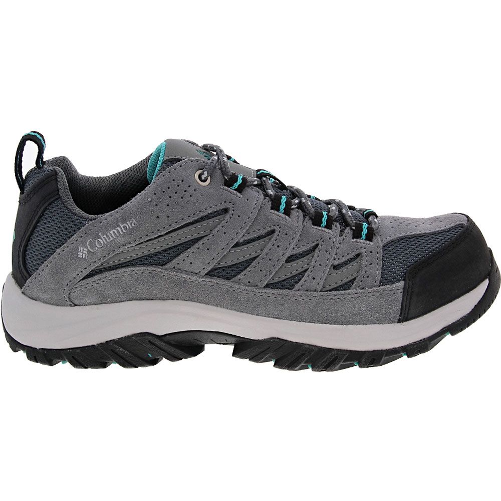 Columbia Crestwood Hiking Shoes - Womens Granite Pacific Rim Side View