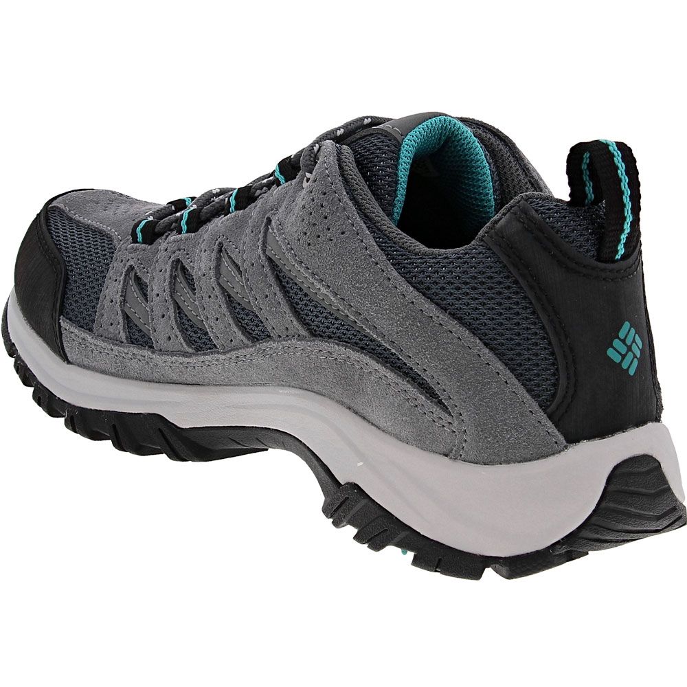 Columbia Crestwood Hiking Shoes - Womens Granite Pacific Rim Back View