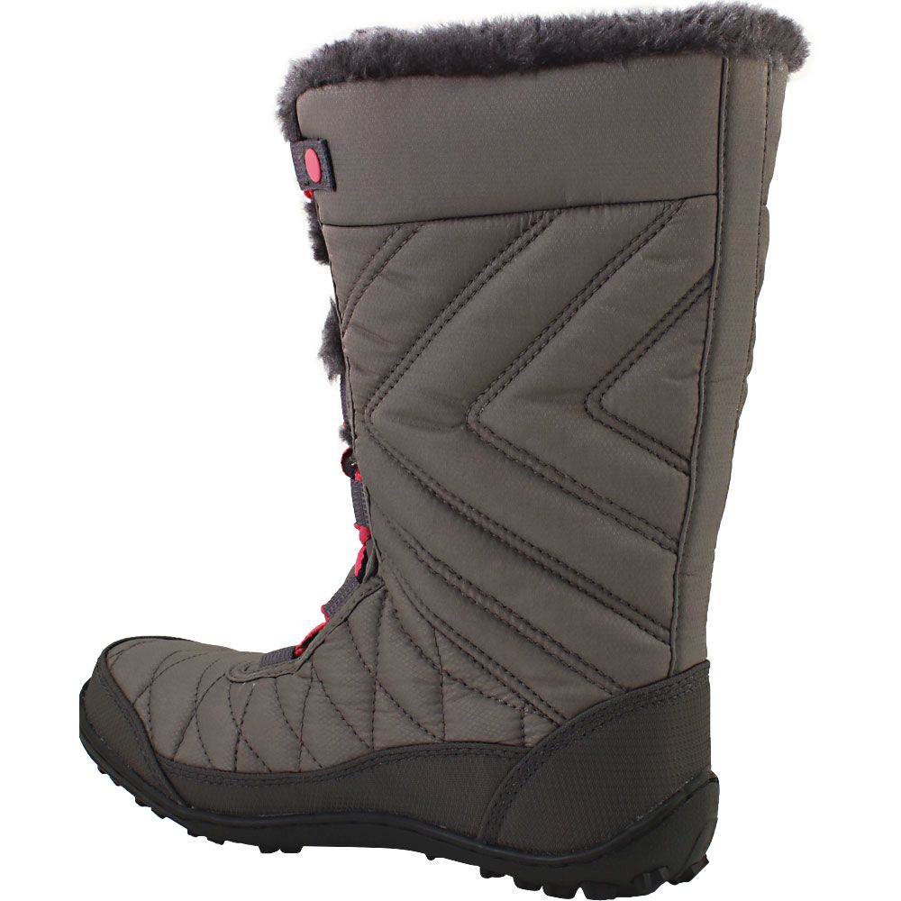 Columbia Minx Mid 3 Omni Comfort Winter Boots - Girls Taupe Back View