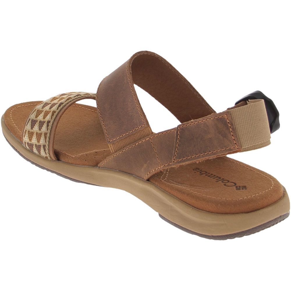 Columbia Solana Sandals - Womens Brown Back View
