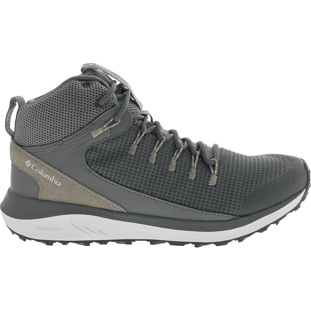 Columbia Trailstorm Mid H20 Hiking Boots - Mens Grey Side View