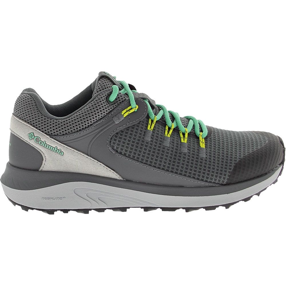 Columbia Trailstorm Waterproof Hiking Shoes - Womens Graphite Dolphin Side View