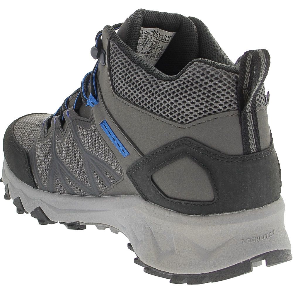 Columbia Peakfreak 2 Mid Out Hiking Boots - Mens Dark Grey Black Back View