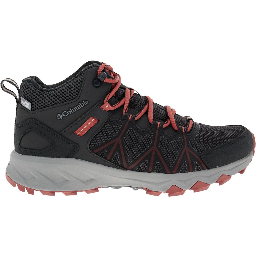 Columbia Womens PeakFreak II Outdry Waterproof Walking Shoes (Black)
