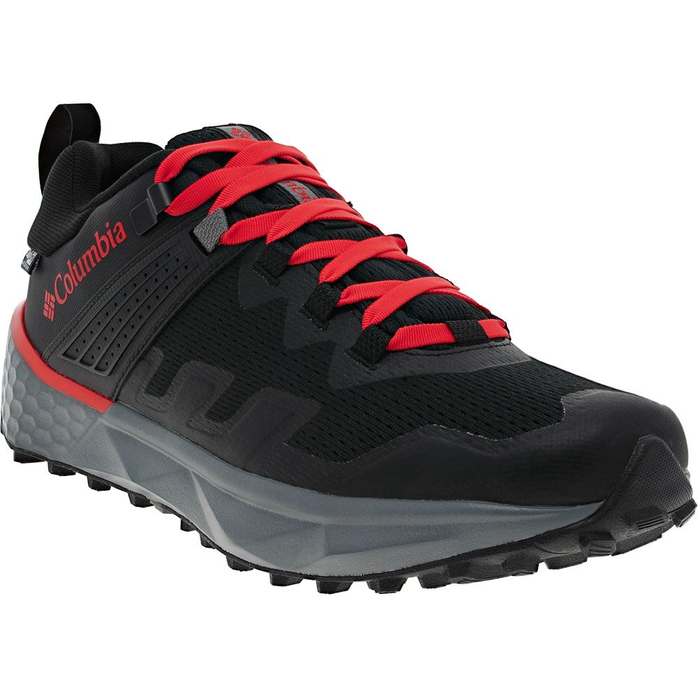 Columbia Facet 75 Outdry Hiking Shoes - Mens Black Fiery Red