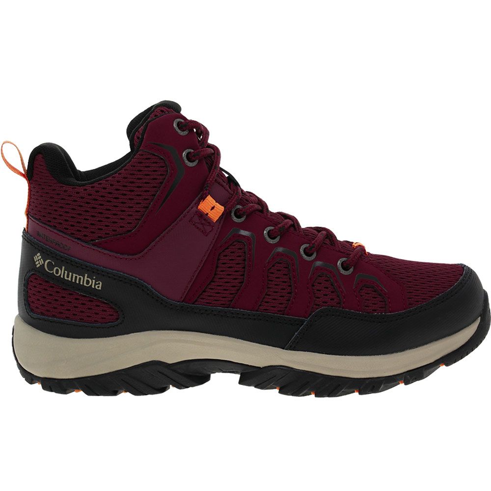 Columbia Granite Trail Mid Wp Hiking Boots - Womens Burgundy