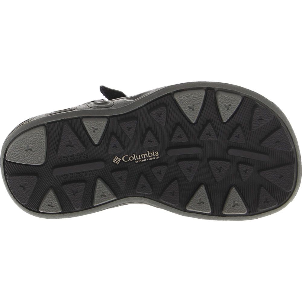 Columbia Techsun Vented Sandals - Boys | Girls Black Grey Sole View