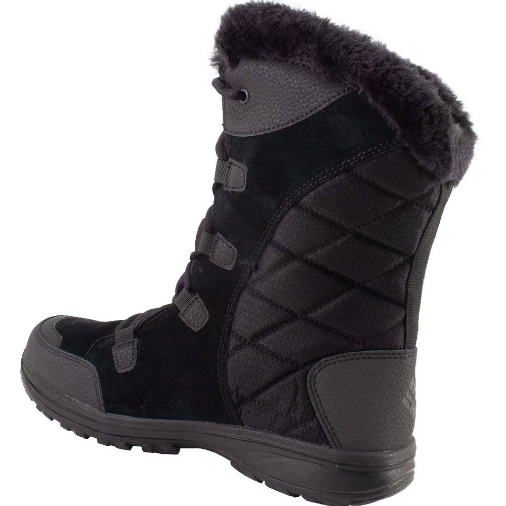 Columbia Ice Maiden Winter Boots - Womens Black Back View
