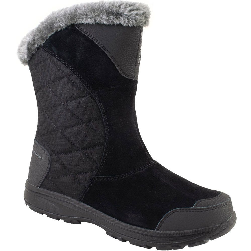 Columbia Ice Maiden Slip Winter Boots - Womens Black Shale