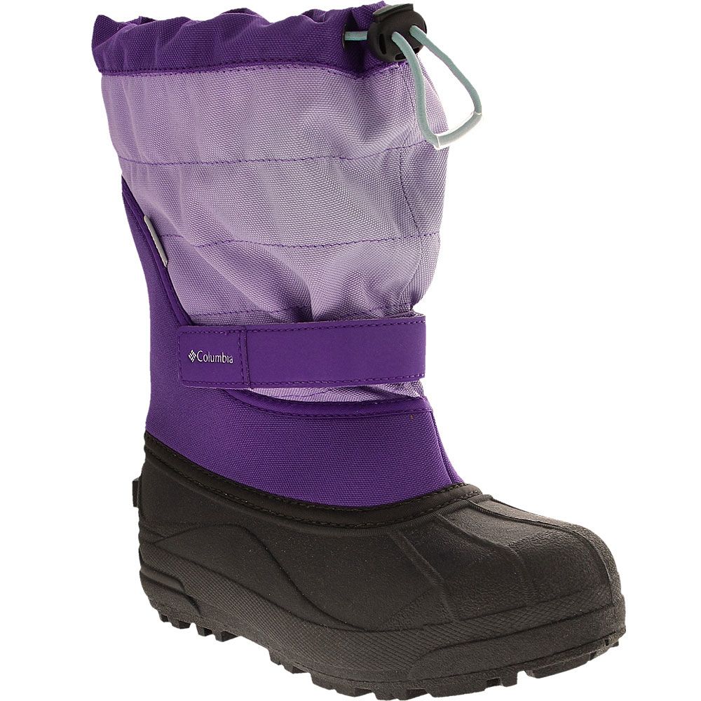 Columbia Sportswear Powderbug Plus II Jr Boots - Boys | Girls Emperor Paisley Purple